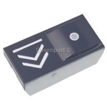 Push button cover S-blue,