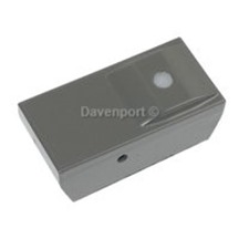 Push button, cover S-grey,