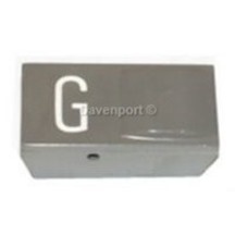 Push button, S-grey, without lense, G