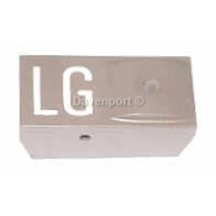 Push button, S-grey, with lense, LG