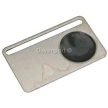 Push button plate CRNI Hairline for Button series MX