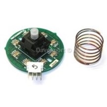 Push button pc-board led red 3-wire system
