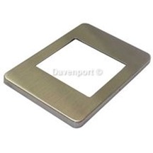 Metal face plate for push button brass