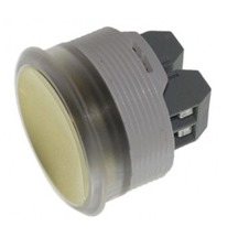 Push button type microprocessor brass red illum