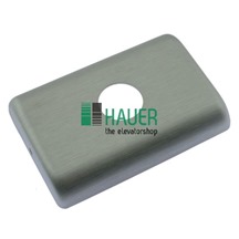 METALLIC COVER FOR KEY SWITCH STAINLESS STEEL BRUSHED