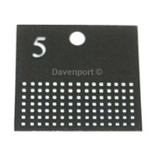 Push plate "5"