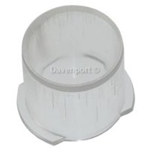 PUSH BUTTON, D16.3, WHITE, TRANSPARENT COVER