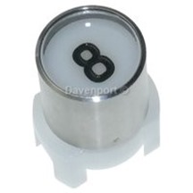 Pusch button, transparent cover, 8