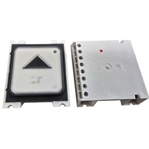 Push button DMG, V2A braille and tactile, 2contacts, red, 24V, "