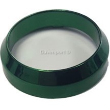 Raised green ring for push button