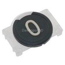 Button plastic, black, 0