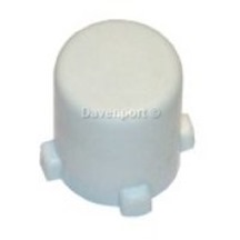 Push button PN plastic white blanc