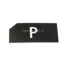 Self-adhesive sign M10, P