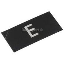 Self-adhesive sign M10, E