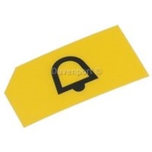 Self-adhesive sign M10, alarm