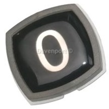 Pressel plate black lens, 0