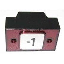 Push button 24V with 2 contacts square typ Halo illumination "-1"