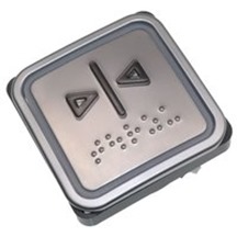 B50Q XL,case P-Cr,VIII, 12-30V red,plate V2A matt,tact. a. braille door open