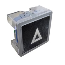 Push Button Down Arrow Blue