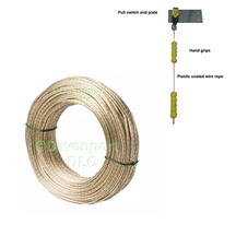 Plastic coated wire rope