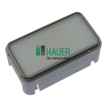 MA 6434 LED, DISPLAY NAMEPLATE, WINDOW FRONT CLEAR, WITHOUT PRINT