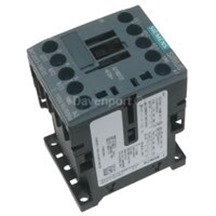 Contactor, AC-3 12A, 5.5kW/400V, 1NO, 110VAC 50/60Hz, 3 poles, S3, srew connect