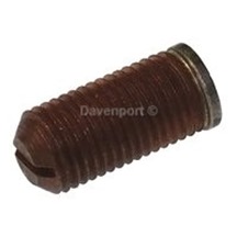 Copper contact with thread, silver plate D9.5
