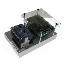 Soft start device 12kW, 3*400V AC incl. 2 contactors 110VAC