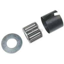 Bearing with bush and washer