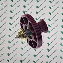 Reduction pulley for HTD and poly-V-belt