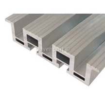 Landing door sill, Alu reinforced, CO=750, 3-panel, side opening