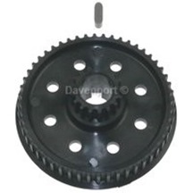 Basic reduction pulley wheel with key slot