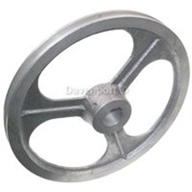 Transmission wheel with chain groove
