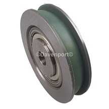 Roller D81.5/75/12.5, rect. groove 12.5, lining pu