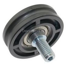 Rope pulley M10 for rope D3.2, for 3-pann