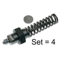 Adjustable screw for Elsco roller guide Model A, incl. washers and nut