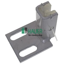 SLIDING GUIDE SHOE COMPLETE WITH INSERT FOR RAIL 9MM