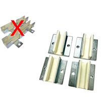 Guide shoe with insert