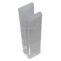 Guide shoe insert EM14 TPE, self lubricating, for 14mm Rail