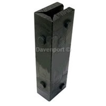 Guide shoe insert for rail 14mm