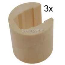Intermediate insert for guide 2100 52/46x70mm (set = 3 pieces)