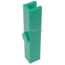 Guide shoe insert, S-green, groove 14.5