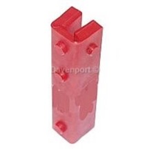 Guide shoe insert, red guide 9m