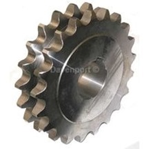 9300, double sprocket 21 teeth for 65mm axe