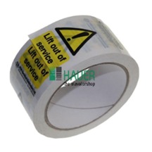 'Lift Out Of Service' Perforated Tape