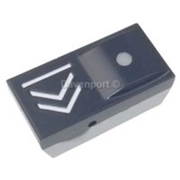 Push button,cover S-blue,