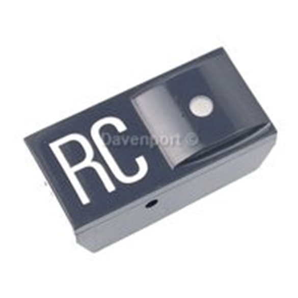 Blue R Button Assembly Push button, S-blue, with lens a. ring, RC