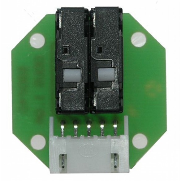 Push button, D1/D2, Printed circuit board DDUS for Arlarm button
