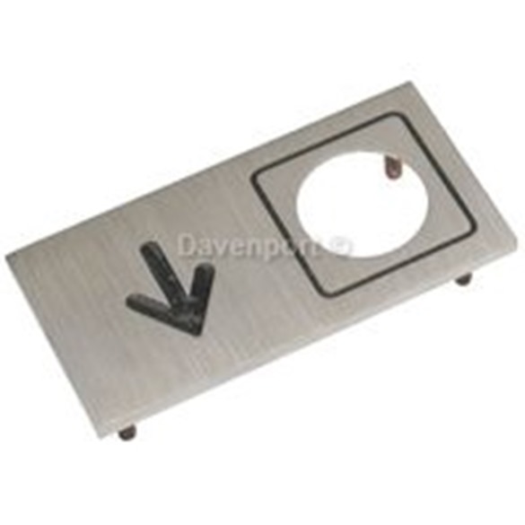 NAO face plate arrow down, anti vandal