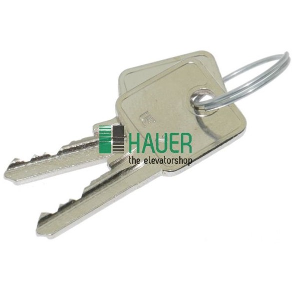 KEY UE2 WITH RING, SET=2PCS.